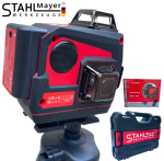 Лазерен Нивелир 4D 16 линии 360° Зелен Лазер с Bluetooth Високоговорител STAHLMAYER Professional Блутут Музика - Image 6