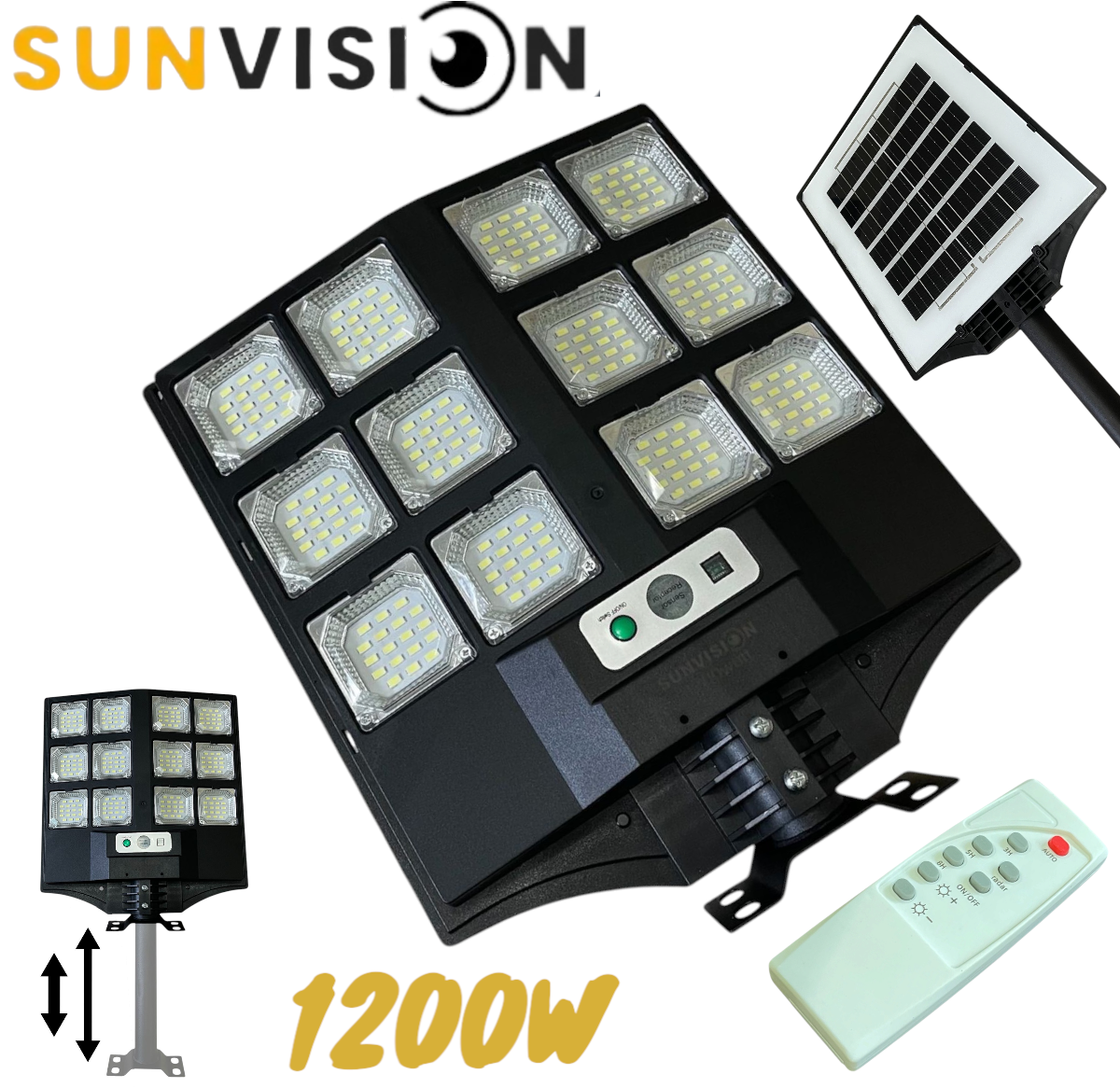 Photoroom-20260918_175218 Соларен LED Прожектор SUNVISION Лампа 1200W 29-15 - Image 1