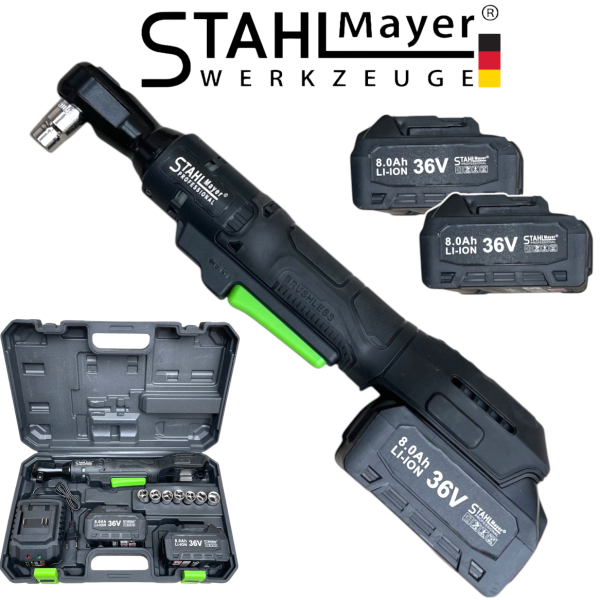 Акумулаторна Тресчотка 1/2" STAHLMAYER 36V 8.0AH 120Nm