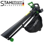 Акумулаторен Листосъбирач и Духалка Раздробяване 3в1 STAHLMAYER 36V + 36V 8.0 Ah с 2 торби 40 литра с Колела 2 Батерии - Image 5